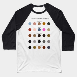 Colors of Greta Gerwig Baseball T-Shirt